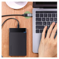 Ugreen US270 USB-C (Male) / USB-A 3.0 (Female) Adapter with Lanyard - Gray
