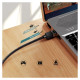 Ugreen NW150 80424 Ethernet RJ45 Cat 7 10Gbps Cable 3m - Black