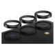 Panzerglass Hoops Camera Protection for Samsung Galaxy S24 / S23 / S23+ - with black frame
