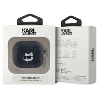 Karl Lagerfeld Monogram Choupette Head case for AirPods 3 - black