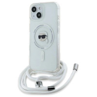 Karl Lagerfeld Crossbody IML Karl Head MagSafe case for iPhone 15 / 14 / 13 - transparent