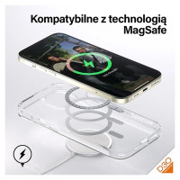 Panzerglass HardCase with MagSafe with D3O and Military Grade Certified for iPhone 15 Plus / 14 Plus - Transparent