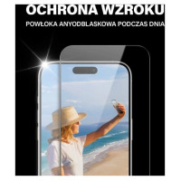 Panzerglass Ultra-Wide Fit Tempered Glass with Glare and Blue Light Filter with Positioner for iPhone 15 Pro Max