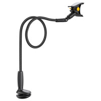 Joyroom JR-ZS389 holder with flexible arm for a desk phone - black