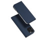 Dux Ducis Skin Pro iPhone 16 Pro Max Case with Flip and Card Slot - Blue