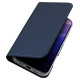 Dux Ducis Skin Pro iPhone 16 Pro Max Case with Flip and Card Slot - Blue