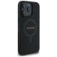 Guess Saffiano Classic Logo MagSafe iPhone 16 Pro Case - Black
