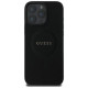 Guess Saffiano Classic Logo MagSafe iPhone 16 Pro Case - Black