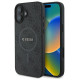 Guess 4G Ring Classic Logo MagSafe case for iPhone 16 Plus - black