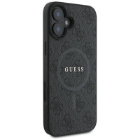 Guess 4G Ring Classic Logo MagSafe case for iPhone 16 Plus - black