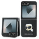 Karl Lagerfeld Saffiano Monogram Case for Samsung Galaxy Z Flip 6 - Black