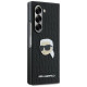 Karl Lagerfeld Saffiano Monogram Head Pin Case for Samsung Galaxy Z Fold 6 - Black
