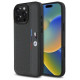 BMW M Perforated Tricolor Detail Line iPhone 16 Pro Max Case - Dark Gray
