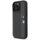 BMW M Perforated Tricolor Detail Line iPhone 16 Pro Max Case - Dark Gray