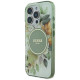Guess IML Flower & Tonal Circle MagSafe case for iPhone 16 Pro - green