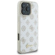 Guess Peony Script Logo MagSafe iPhone 16 Pro Case - White