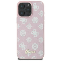 Guess Peony Script Logo MagSafe iPhone 16 Pro Case - Pink