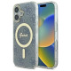 Guess IML 4G MagSafe iPhone 16 Case - Blue