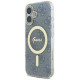 Guess IML 4G MagSafe iPhone 16 Case - Blue