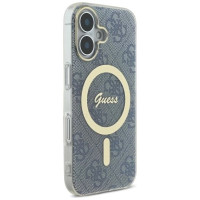 Guess IML 4G MagSafe iPhone 16 Case - Blue