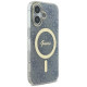 Guess IML 4G MagSafe iPhone 16 Case - Blue