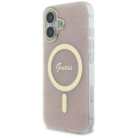 Guess IML 4G MagSafe iPhone 16 Case - Pink