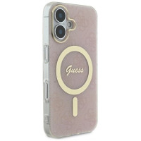Guess IML 4G MagSafe iPhone 16 Case - Pink