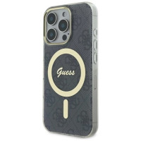 Guess IML 4G MagSafe Case for iPhone 16 Pro Max - Black