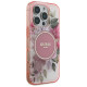 Guess IML Flower & Tonal Circle MagSafe iPhone 16 Pro Max Case - Pink