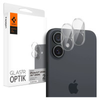 Spigen Optik Glas.tR tempered glass for iPhone 16 / 16 Plus camera - transparent (2 pcs.)