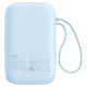 Baseus QPow 2 30W 10000mAh Power Bank with Built-in USB-C Cables - Blue