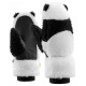 Qunature Panda Ski Gloves for Kids and Adults Size S - Black/White