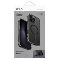 Uniq Eleva with Vertica Stand Case for iPhone 16 Pro Max - Black