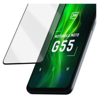 3Mk Protection Tempered glass 3mk HardGlass Max Lite Black for Motorola Moto G55 5G