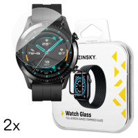 Wozinsky Full Glue Tempered Glass for Huawei Watch GT 2 / GT 2 Pro 42mm (2 pcs.)