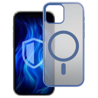 3Mk Protection 3mk Frosty MagCase Blue Case for Apple iPhone 12 Pro Max - Transparent