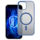3Mk Protection 3mk Frosty MagCase Blue Case for Apple iPhone 12 Pro Max - Transparent