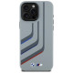 BMW Silicone Turning Lines MagSafe Case for iPhone 16 Pro Max - Gray