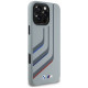 BMW Silicone Turning Lines MagSafe Case for iPhone 16 Pro Max - Gray