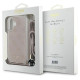 Guess Crossbody Cord 4G Print iPhone 16 Case - Pink