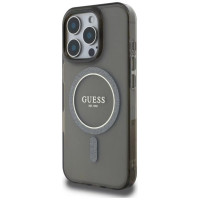 Guess IML Glitter Circle MagSafe case for iPhone 16 Pro - black