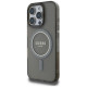 Guess IML Glitter Circle MagSafe case for iPhone 16 Pro - black