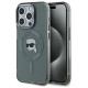 Karl Lagerfeld KLHMP15XHLSKIK iPhone 15 Pro Max 6.7" black/black hardcase IML Metal Karl Head MagSafe