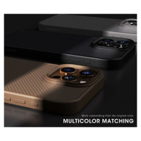 Wozinsky Carbon Fiber Case with MagSafe for Samsung Galaxy S25 Ultra - Gray