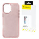 Wozinsky Glitter Case for Samsung Galaxy S24 FE - Pink with Glitter