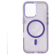 Wozinsky Glitter Case MagSafe for Samsung Galaxy S24 FE - Purple with Glitter