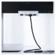 Orico MH4PU Hub Clamp-Mounted 4x USB-A 3.0 - Silver