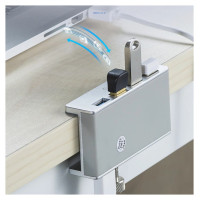 Orico MH4PU Hub Clamp-Mounted 4x USB-A 3.0 - Silver