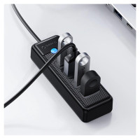 Orico Hub Orico PW4U-U3 USB-A / 4x USB-A 3.0 - black
