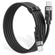 Orico CDX 60W 3A Power Delivery USB-C - USB-C 1m Cable - Black